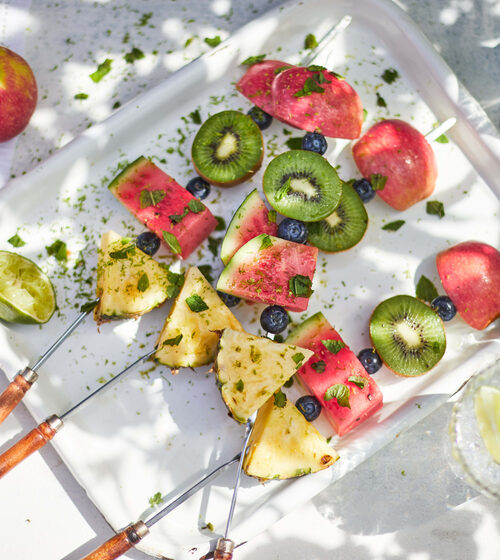 Pink Lady® Fruit Kebabs